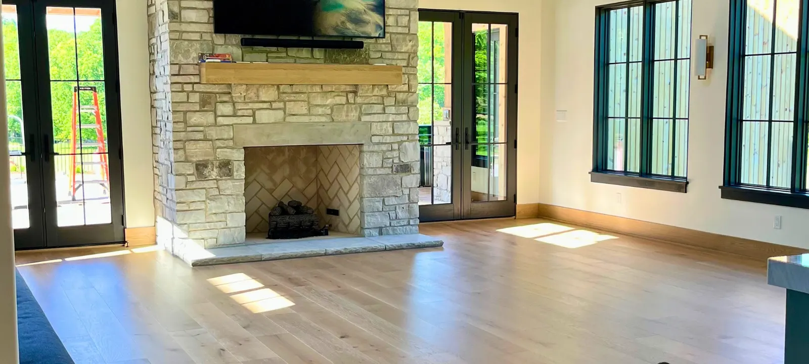 Finished great room after final clean
